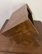RACK 4U Angled Desktop with Solid Baltic Birch Plywood, Brown Oak, Assembly Required - Image 4