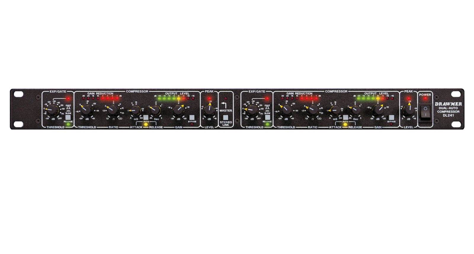 Drawmer DL 241 Drawmer DL241 Dual Auto Compressor – Used - Image 1